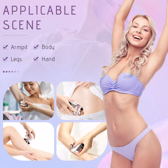 Inexpensive Cordless Female Sensitive Skin Painless Waterproof Wet Dry Electric Shaver