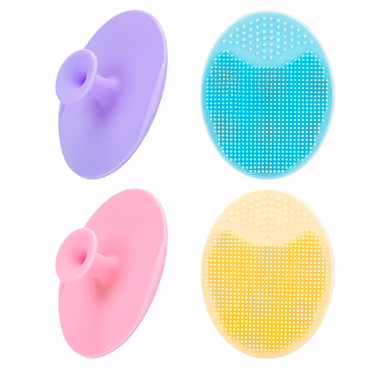 Sonic Facial Cleansing Brush, Electric Silicone Face Brush and Massager, Waterproof Silicone Face Scrubber for Deep Cleansing, Exfoliating, Rechargeable, for Gi