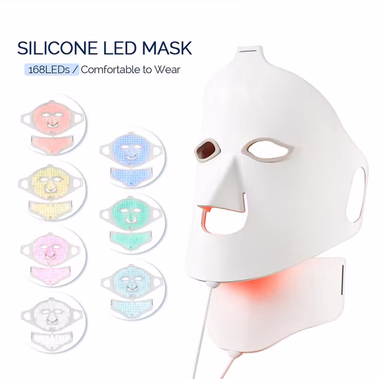 Home Use LED Light Therapy Face and Neck Facial Mask