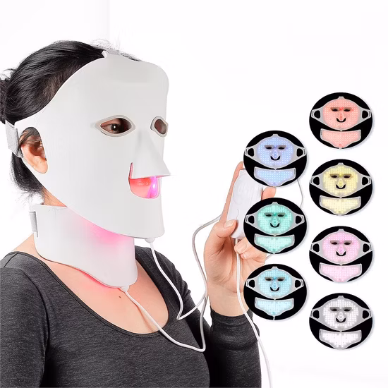 Home Use LED Light Therapy Face and Neck Facial Mask