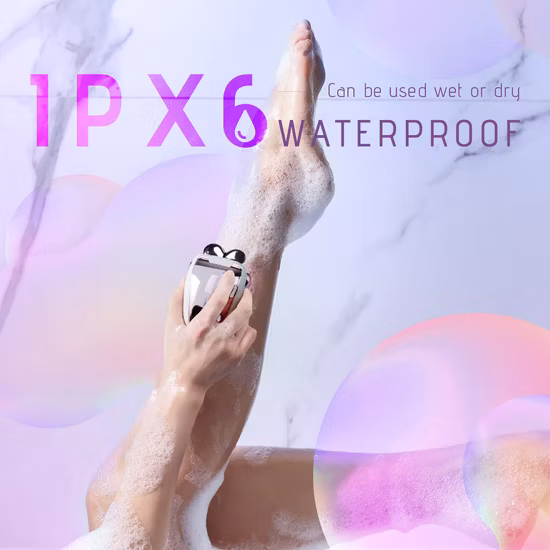 Inexpensive Cordless Female Sensitive Skin Painless Waterproof Wet Dry Electric Shaver