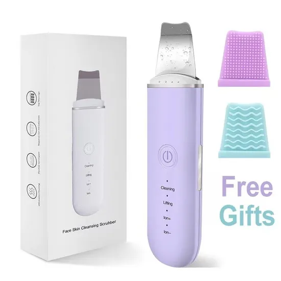 Portable Face Cleaner Ultrasonic Skin Scrubber