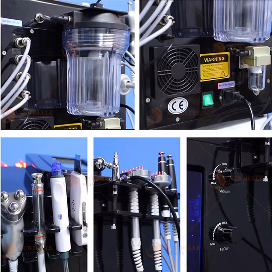 12 em 1 beleza hidrafacial cuidados hidra dermoabrasão hidrofaci multifuncional aqua limpeza facial hidro microdermoabrasão máquina