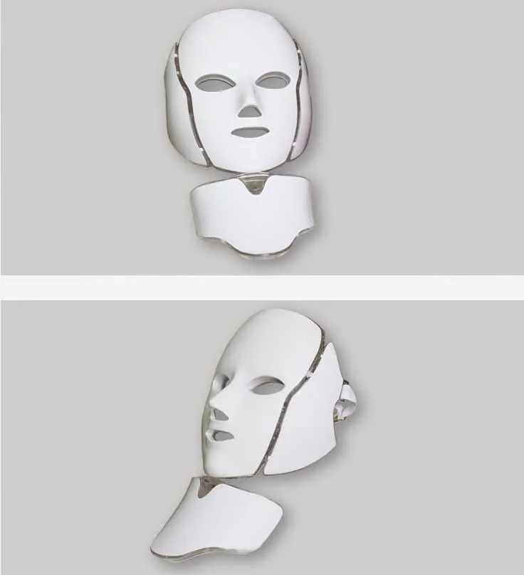 Máscara facial LED para terapia de luz Rímel LED facial